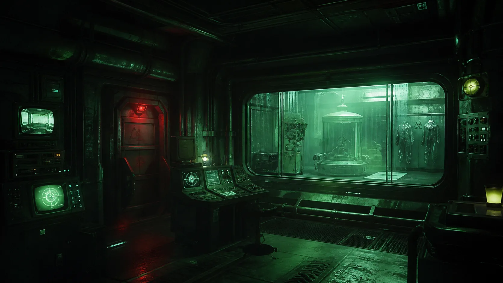 Laboratoire de confinement vert phosphore