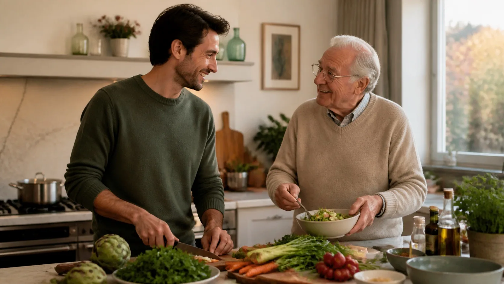 Préparation d’un repas avec un accompagnant