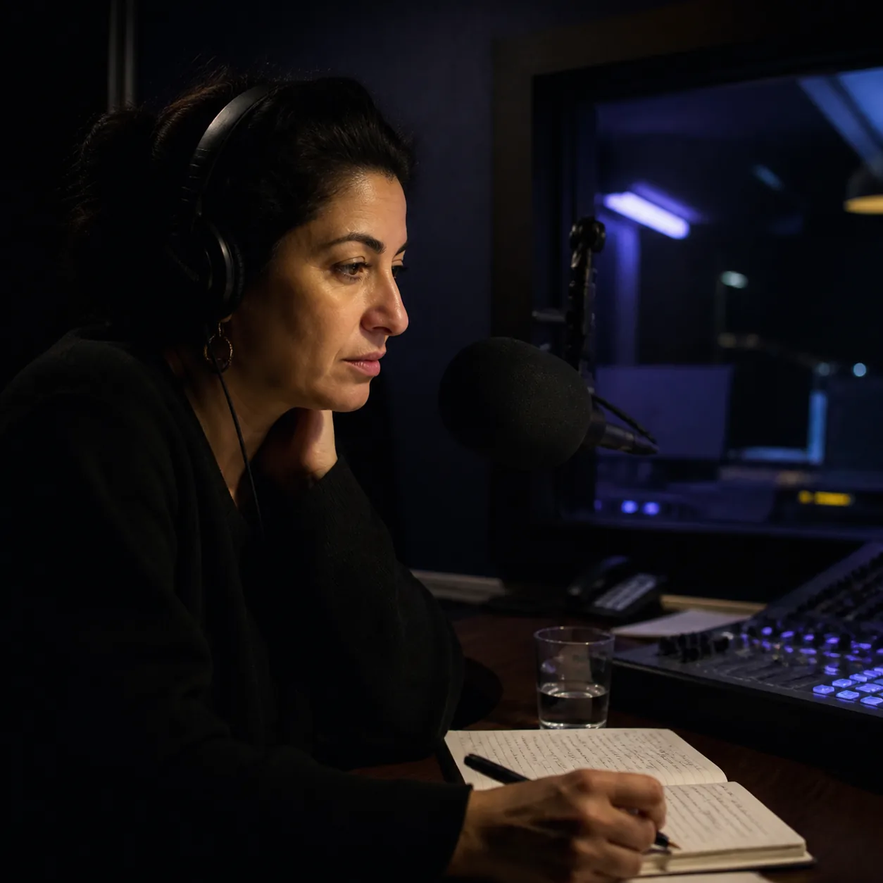 Après Minuit, studio en émission