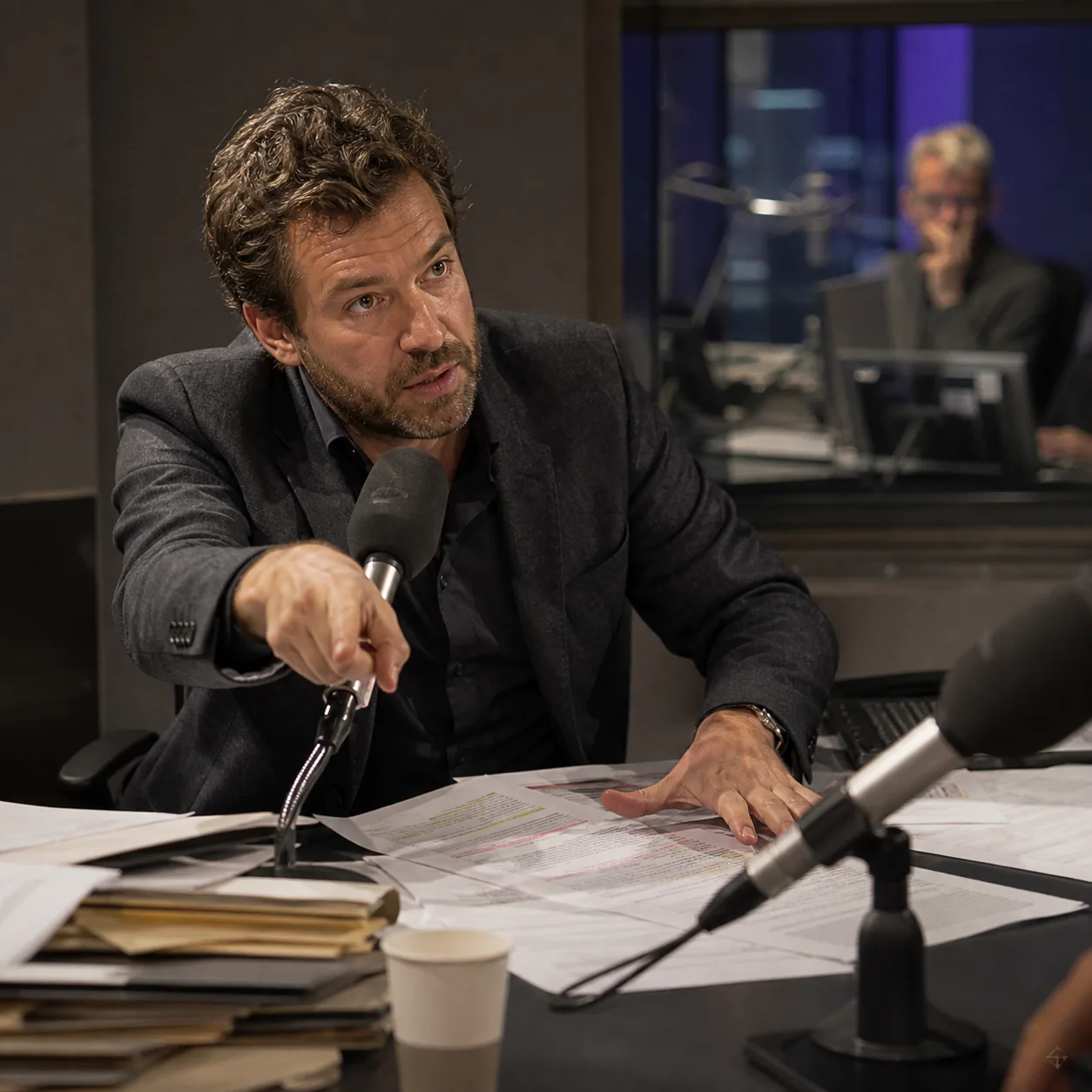 Contre-Enquête, studio en émission