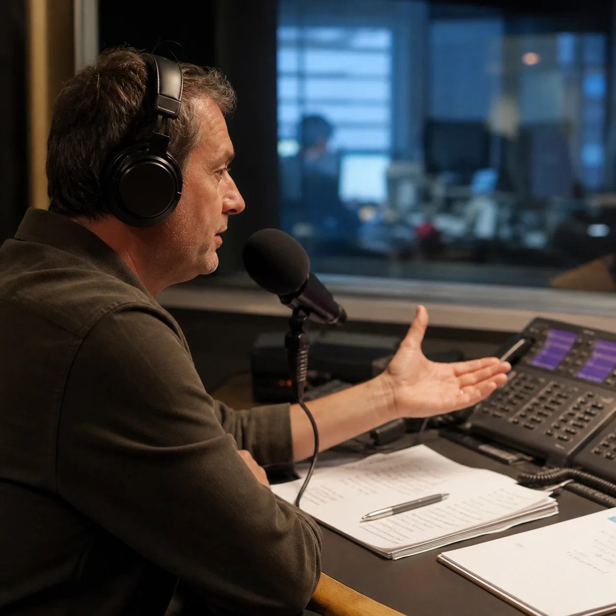 Le Standard, studio en émission