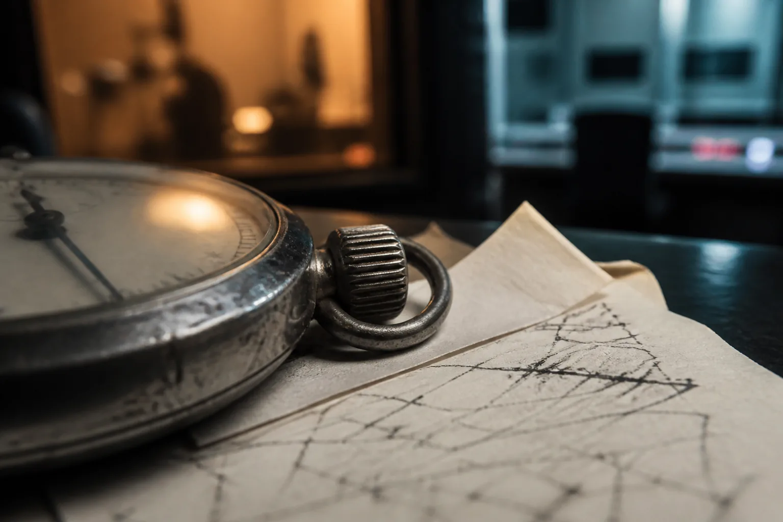 Chronomètre mécanique et conducteur de la régie