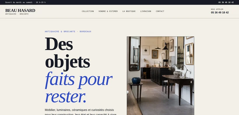 Aperçu de la démo BEAU HASARD, formule Essentiel