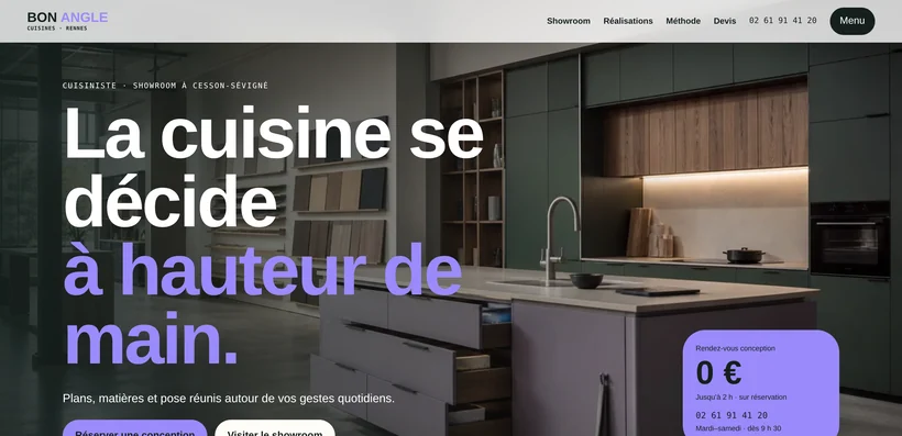 Aperçu du site BON ANGLE
