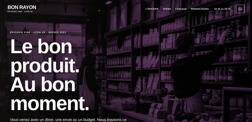 Aperçu du site BON RAYON