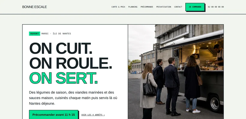 Aperçu de la démo BONNE ESCALE, formule Essentiel