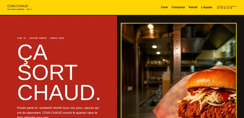Aperçu du site COIN CHAUD