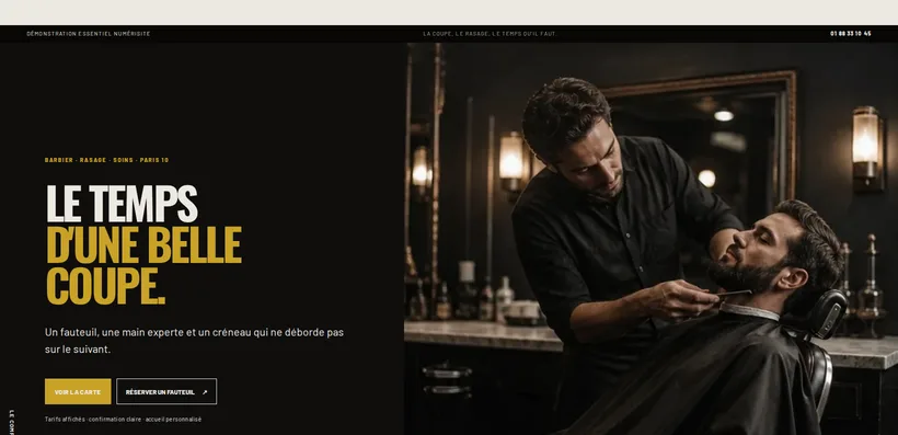 Aperçu de la démo Le Comptoir des Lames, formule Essentiel