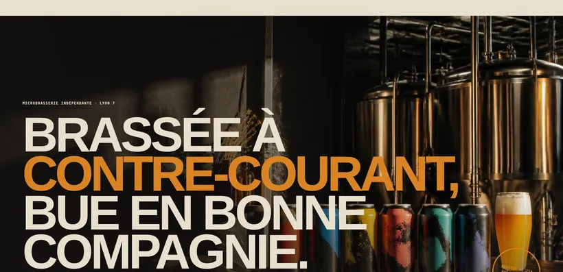 Aperçu de la démo Brasserie du Contre-Courant, formule Essentiel