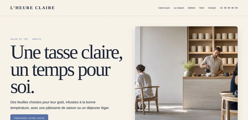 Aperçu de la démo L’HEURE CLAIRE, formule Essentiel