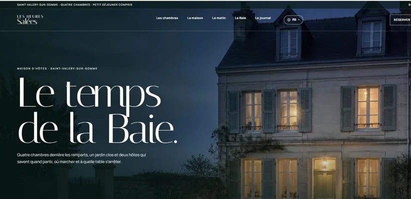 Aperçu du site Les Heures Salées
