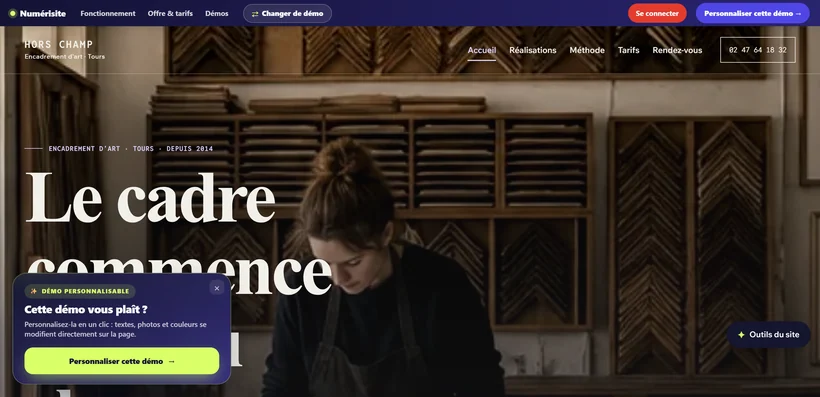 Aperçu du site HORS CHAMP