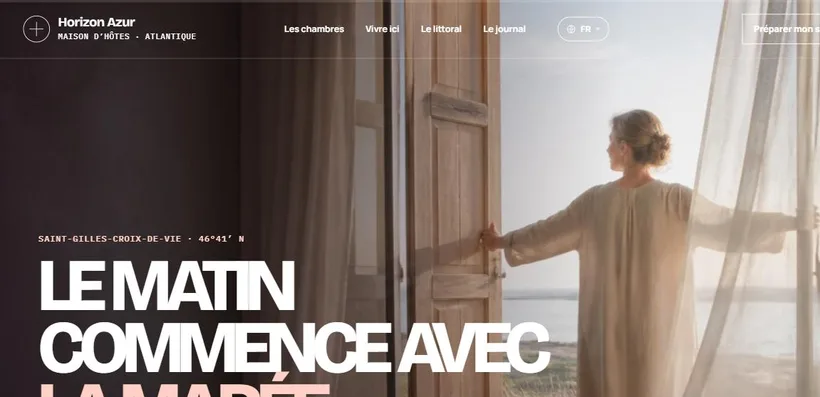 Aperçu du site Horizon Azur