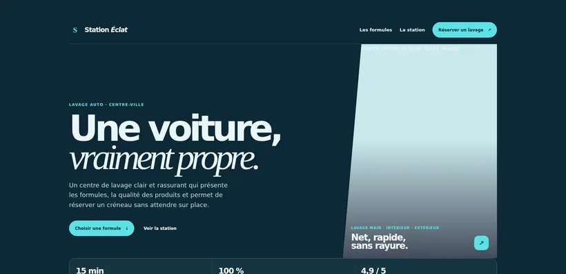 Aperçu de la démo Station Éclat, formule Essentiel