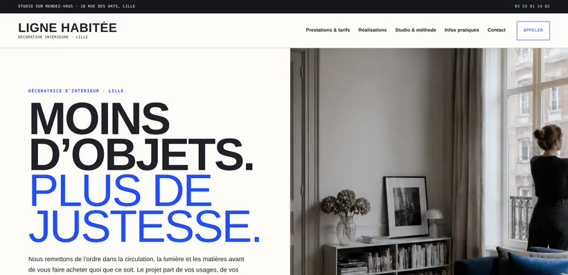 Aperçu de la démo LIGNE HABITÉE, formule Essentiel