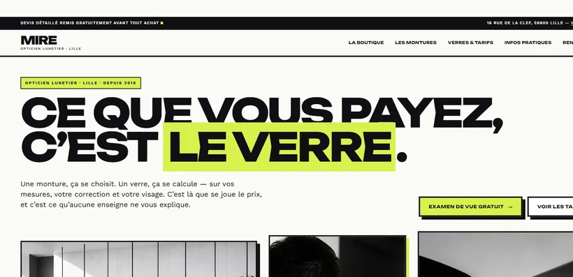 Aperçu de la démo MIRE, formule Essentiel