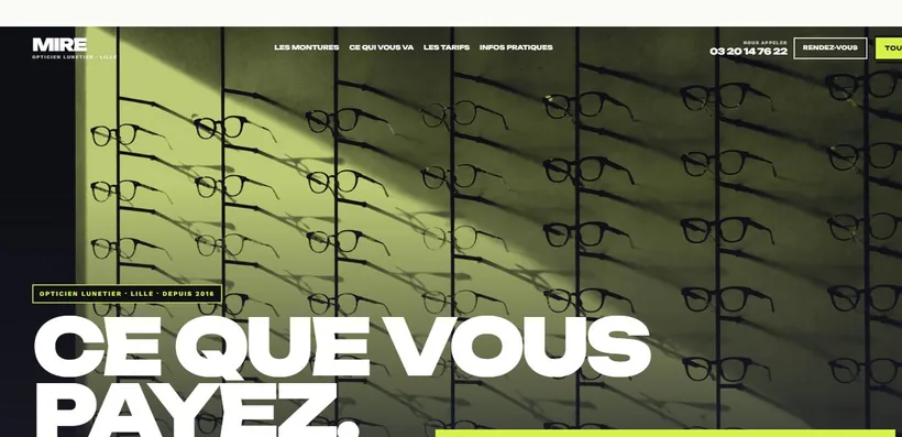 Aperçu du site MIRE