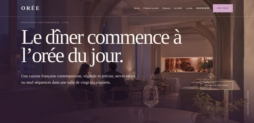 Aperçu du site ORÉE