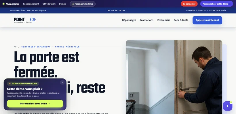 Aperçu de la démo POINT FIXE, formule Essentiel