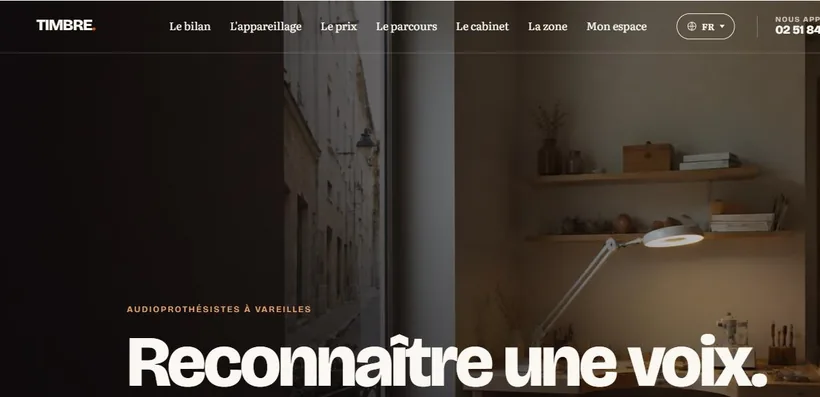 Aperçu du site Timbre