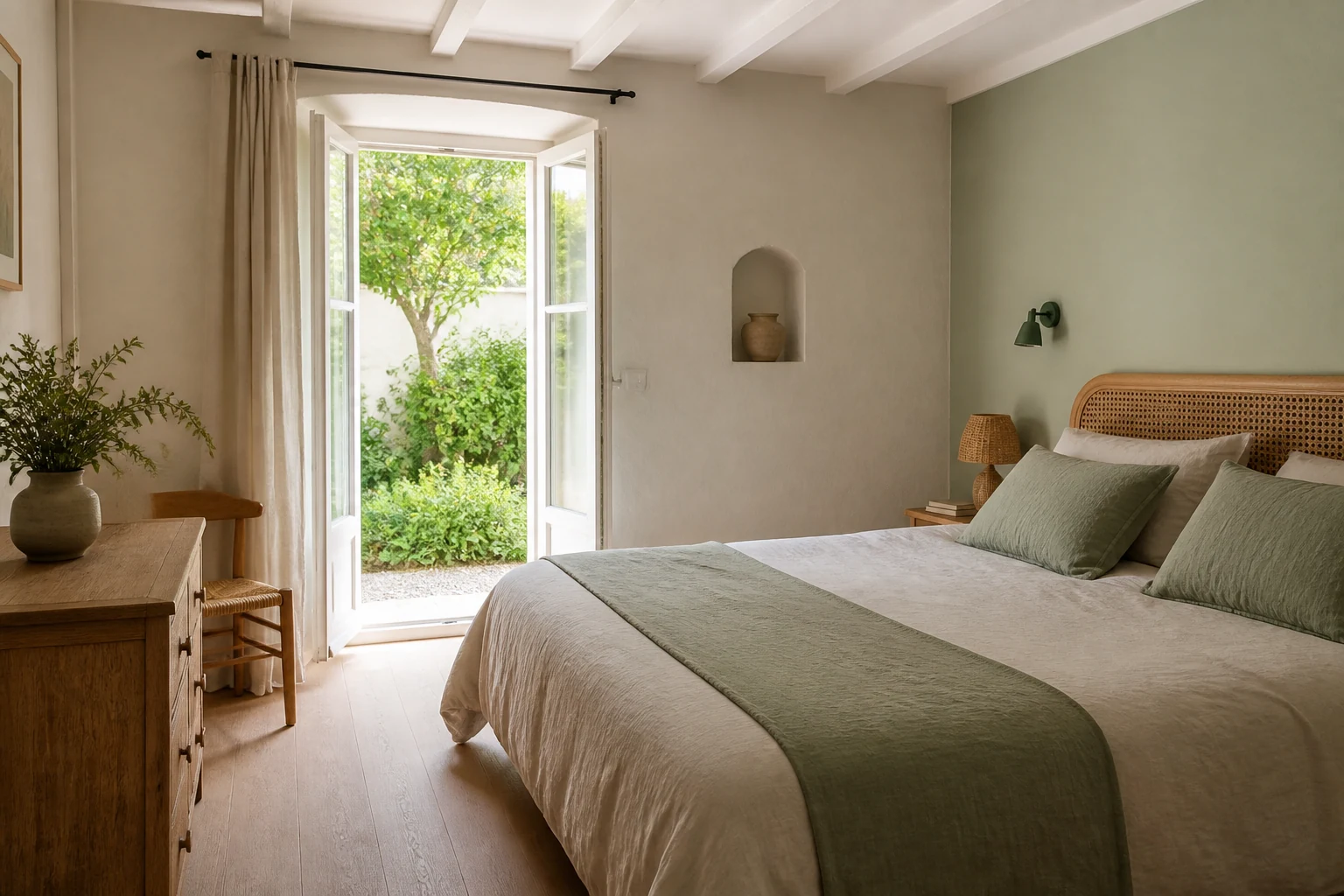 Chambre Jardin ouverte sur la verdure