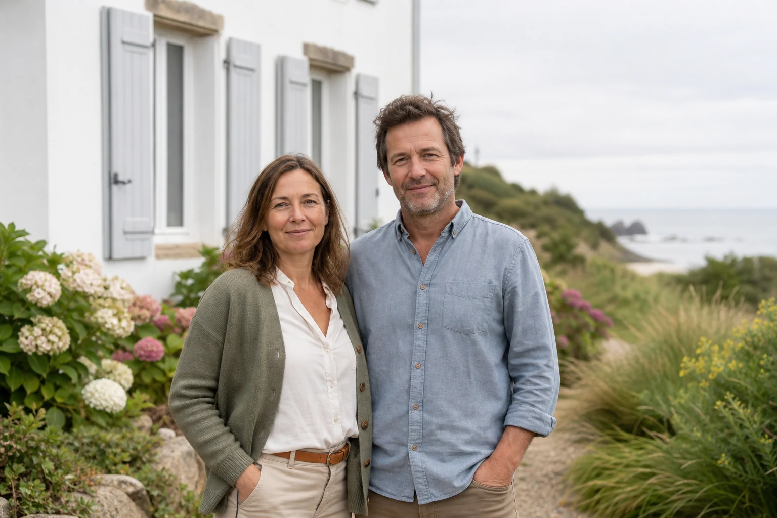 Claire et Mathieu, les hôtes d’Horizon Azur