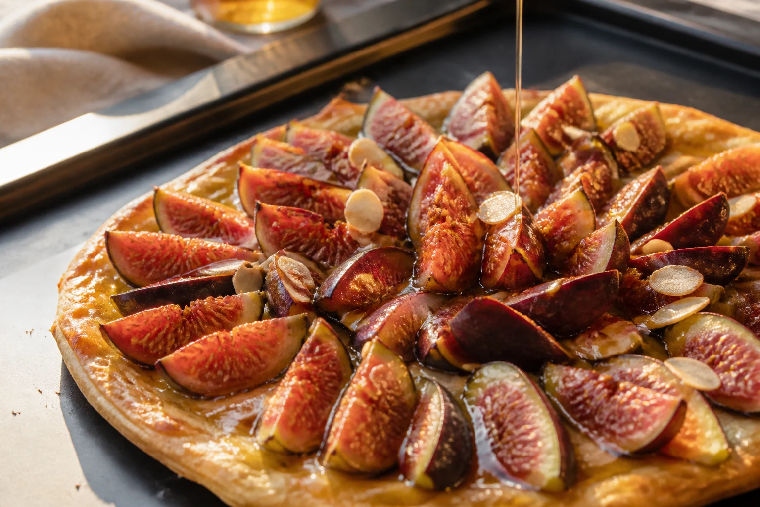 Tarte fine figues et miel