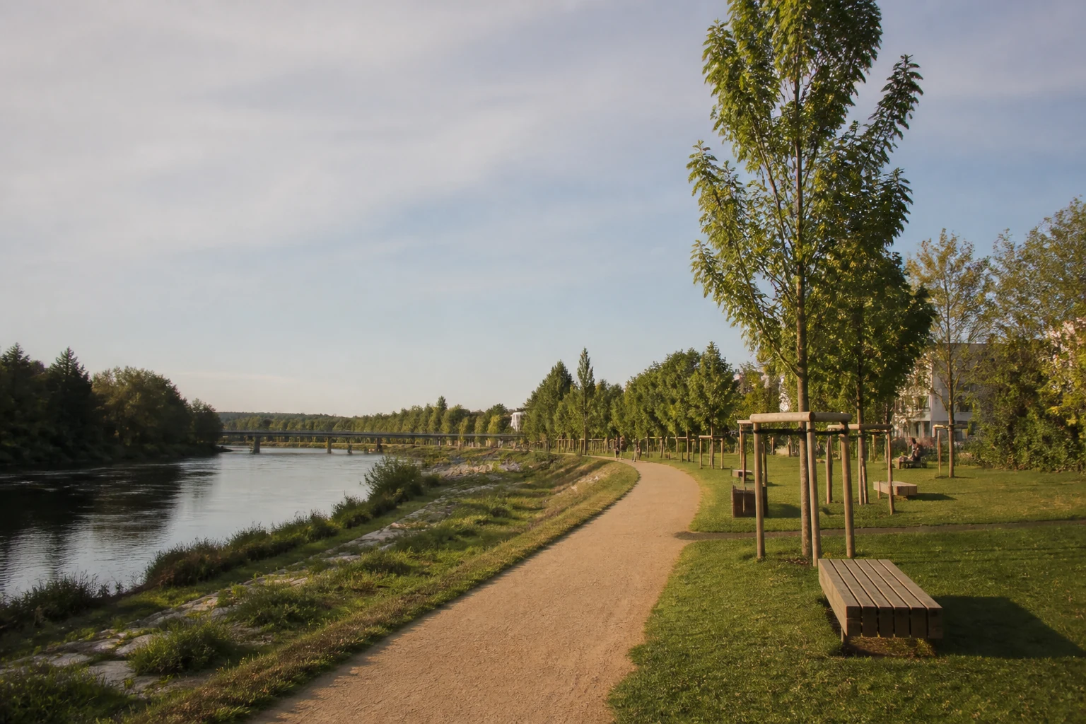 Le nouveau parc riverain