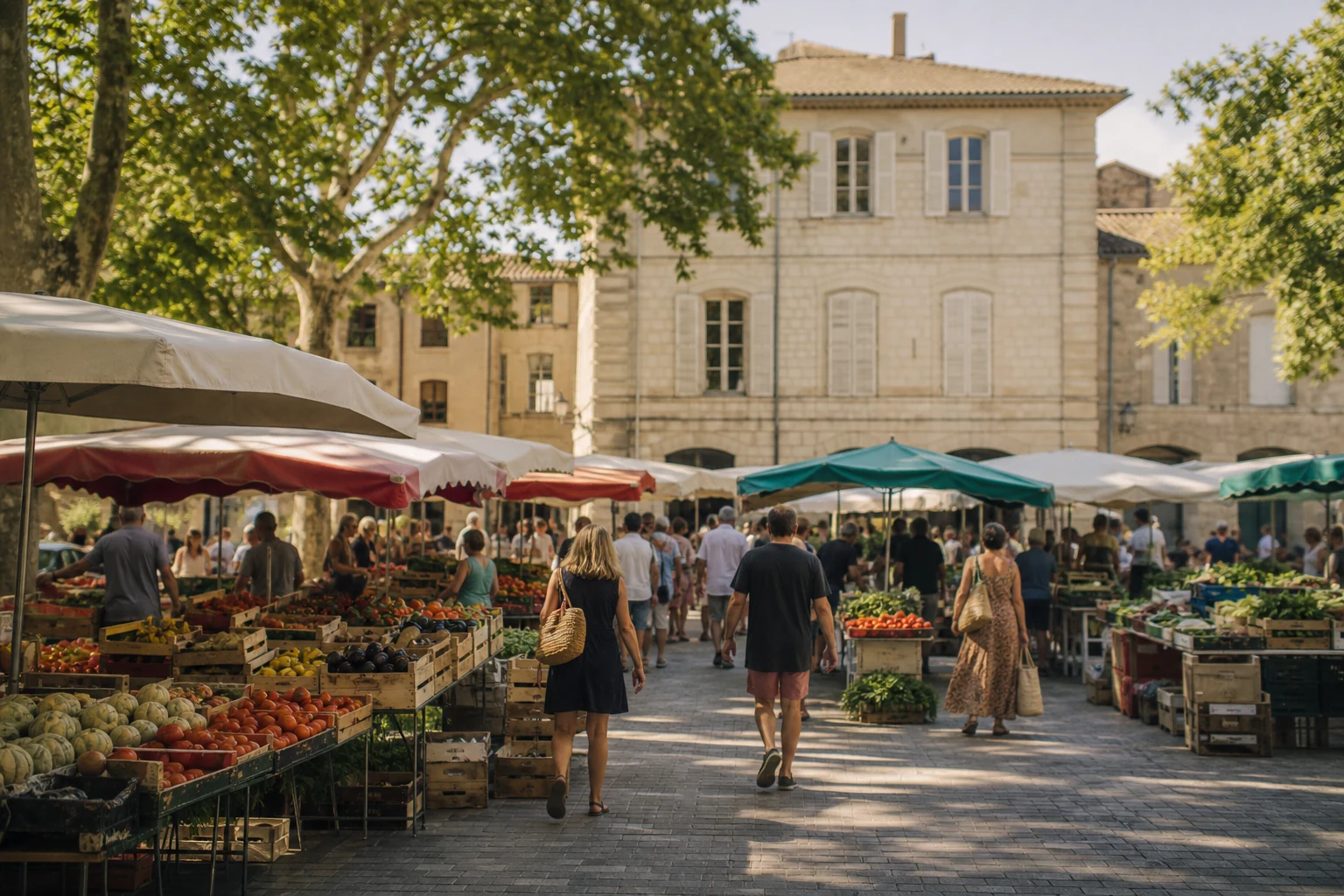 Marché estival