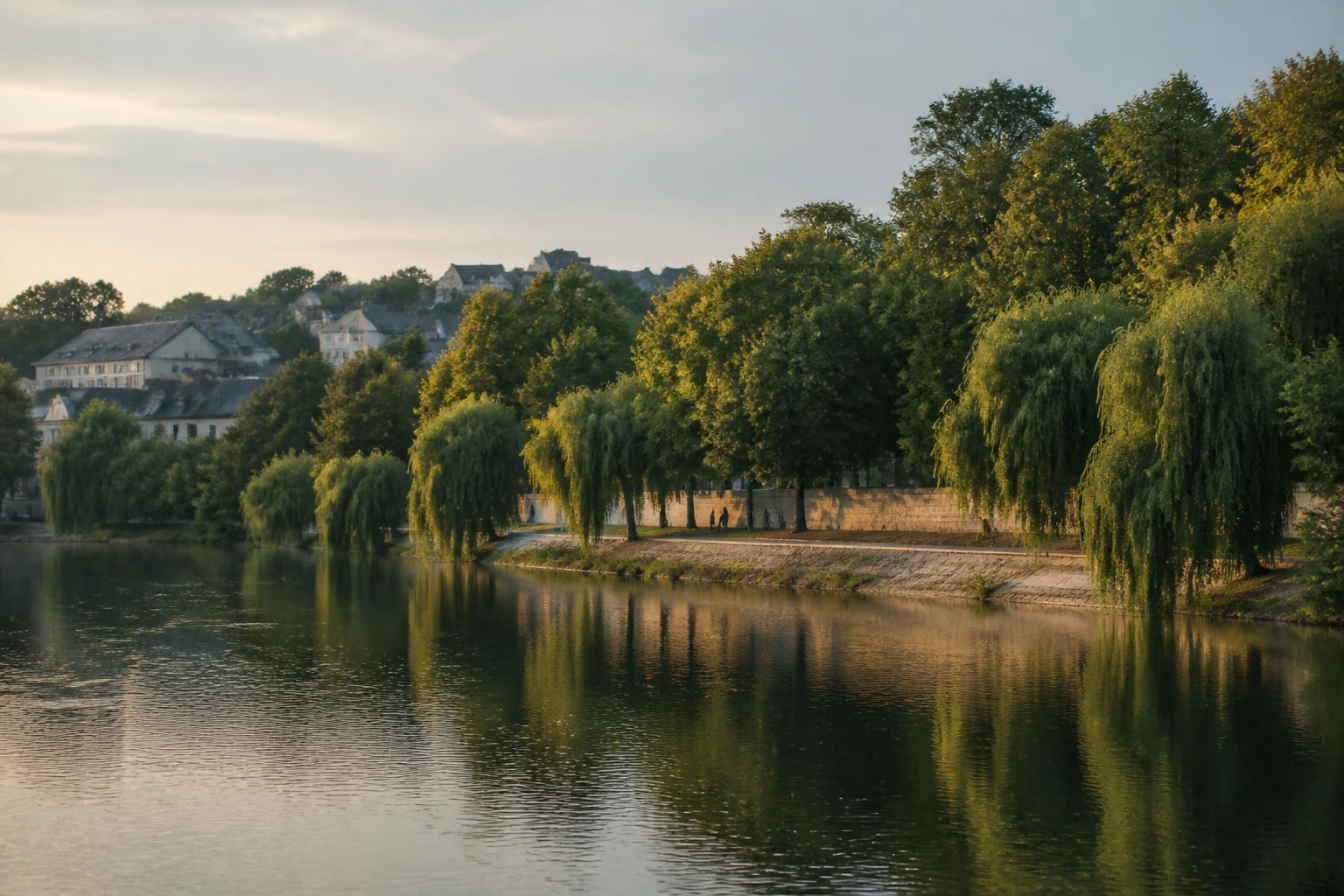 Le parc riverain