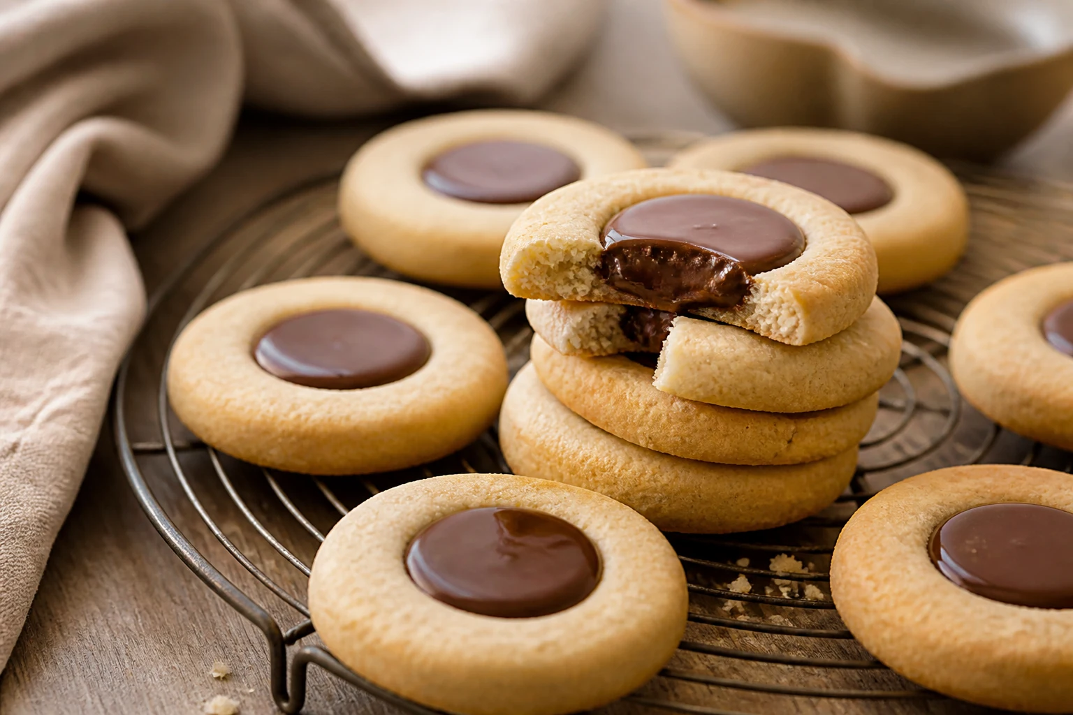 Sablés cœur chocolat