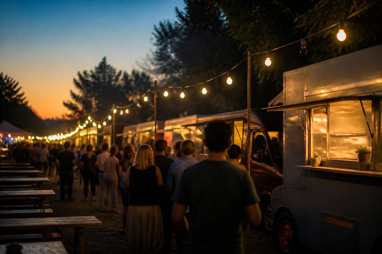 Stand de restauration et foodtrucks du festival