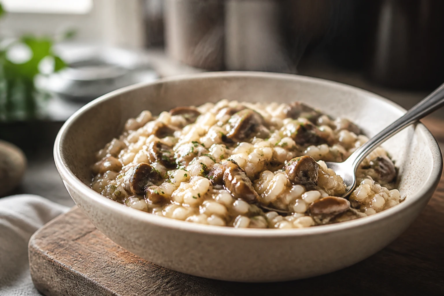 Risotto aux champignons