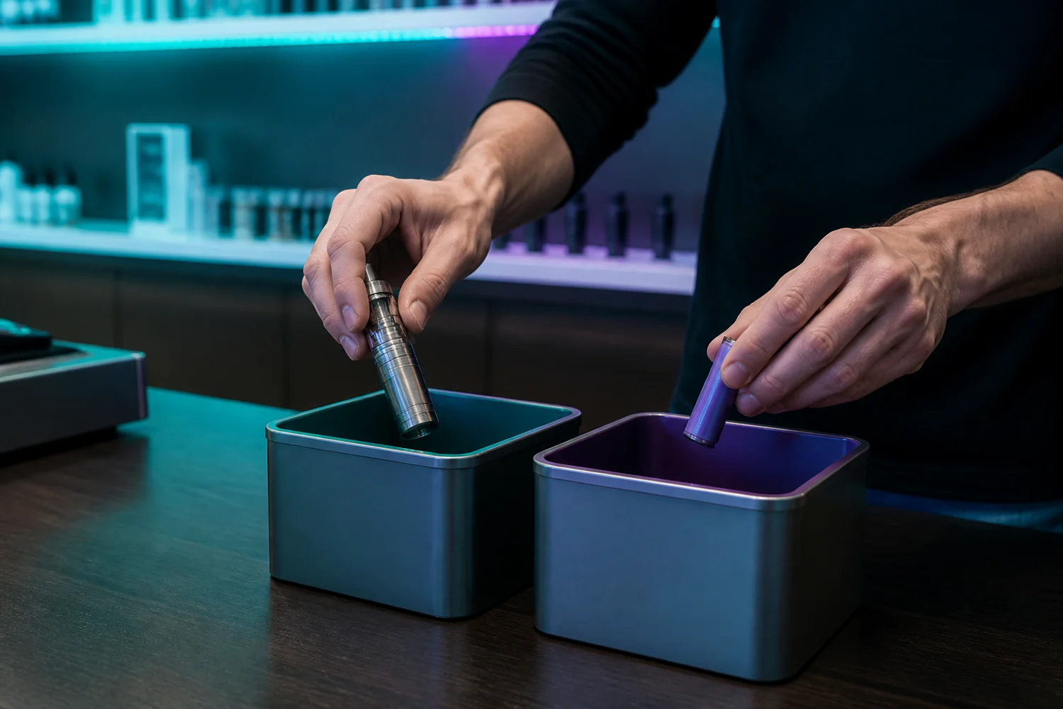 Bac de collecte d’appareils