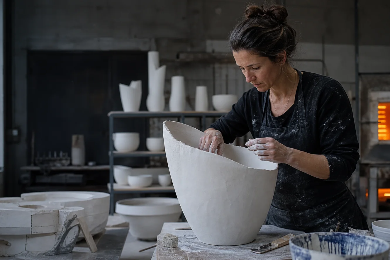 Atelier de porcelaine à Limoges