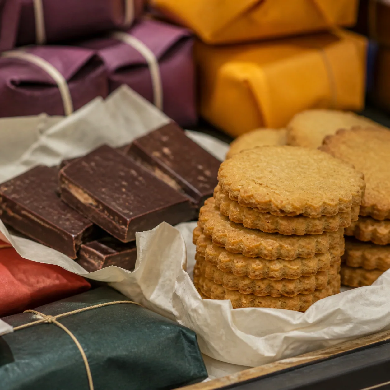 Biscuits et chocolat