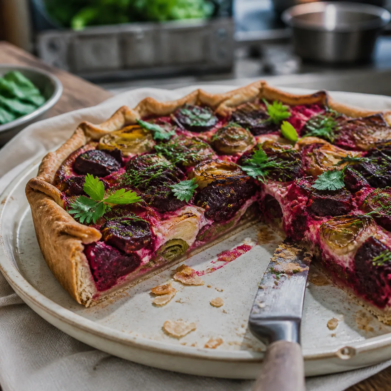 Tarte de légumes de saison