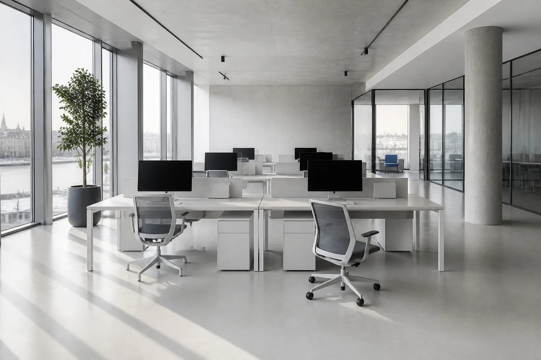 Le plateau de bureaux du cabinet