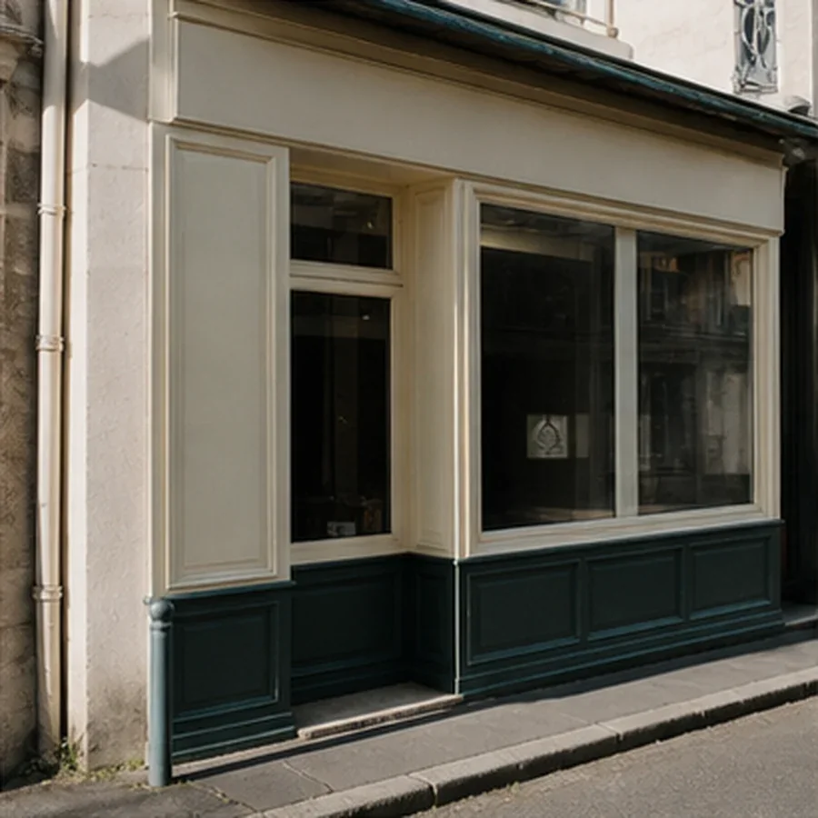 Façade fictive du comptoir à Tours