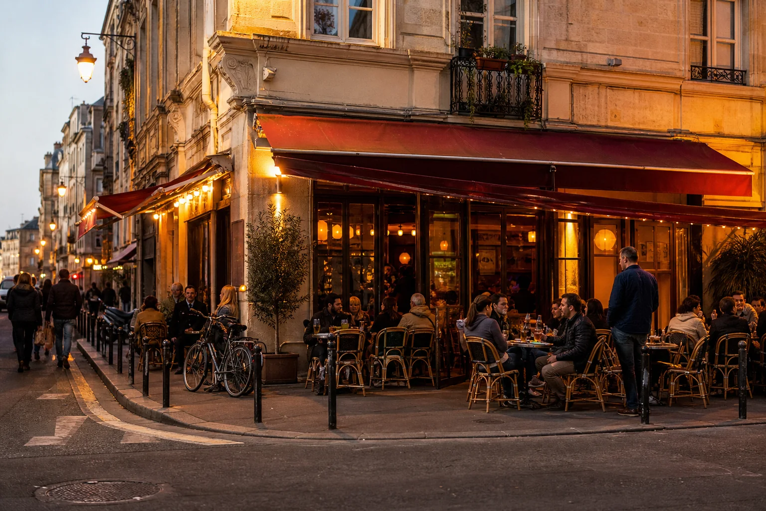 Terrasse de DEMI-LUNE dans les Chartrons