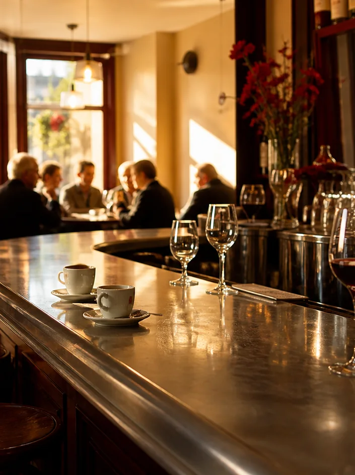 Comptoir en zinc