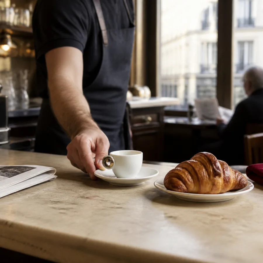 Espresso sur le zinc