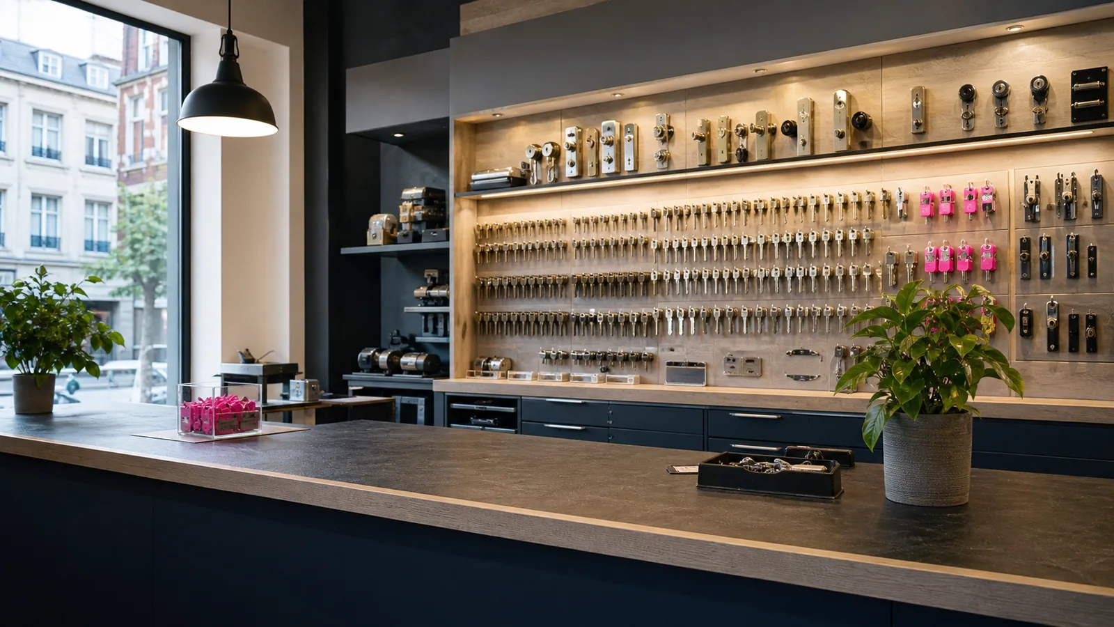 Comptoir de la boutique Double Tour à Lille