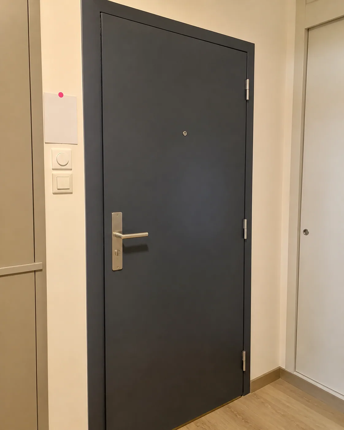 Porte d’appartement équipée