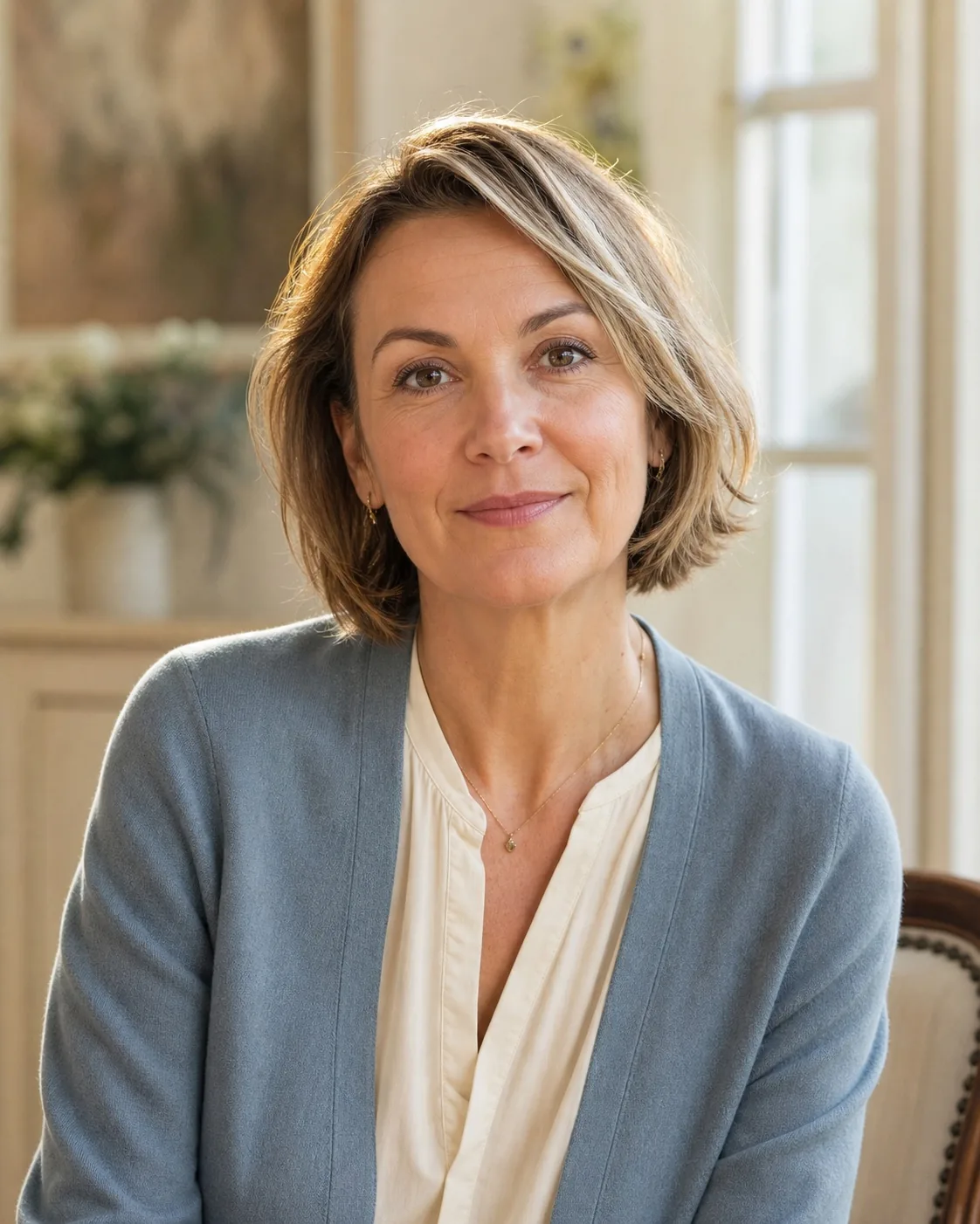 Portrait naturel de Claire, coordinatrice