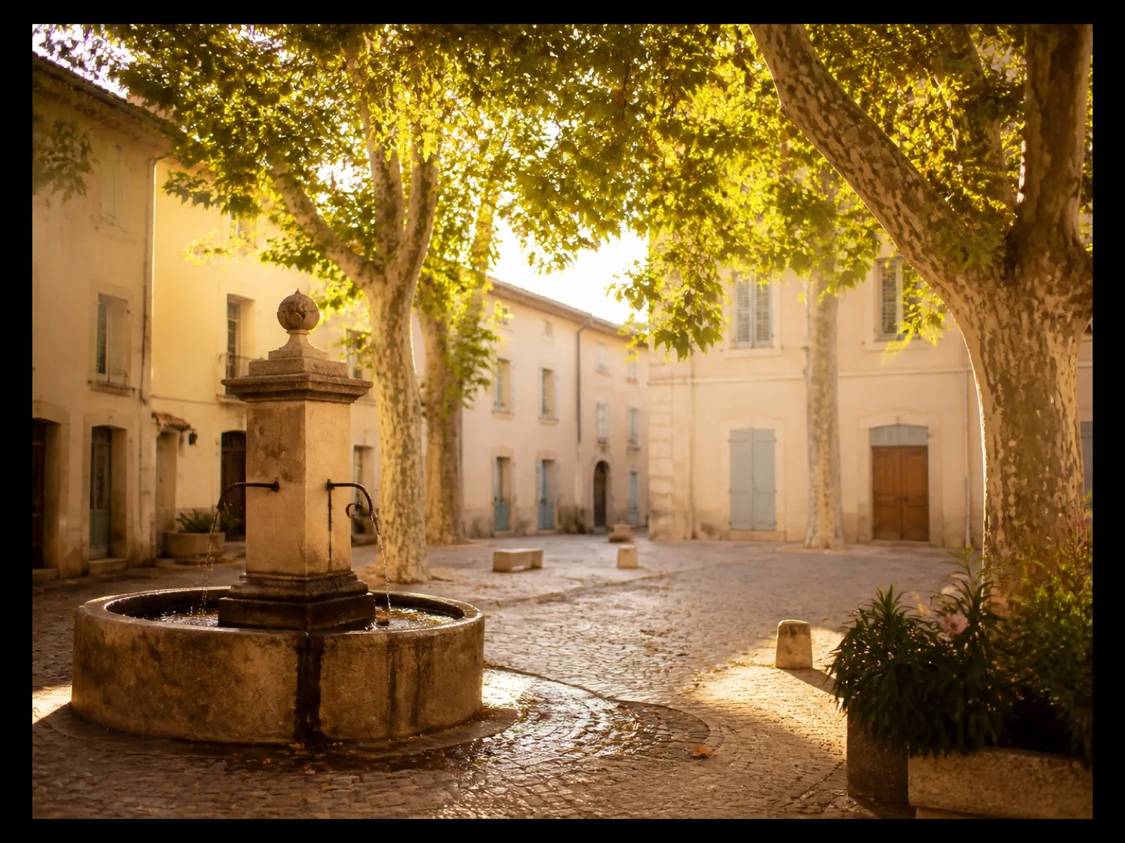Rue de Bellevigne en fin d’après-midi