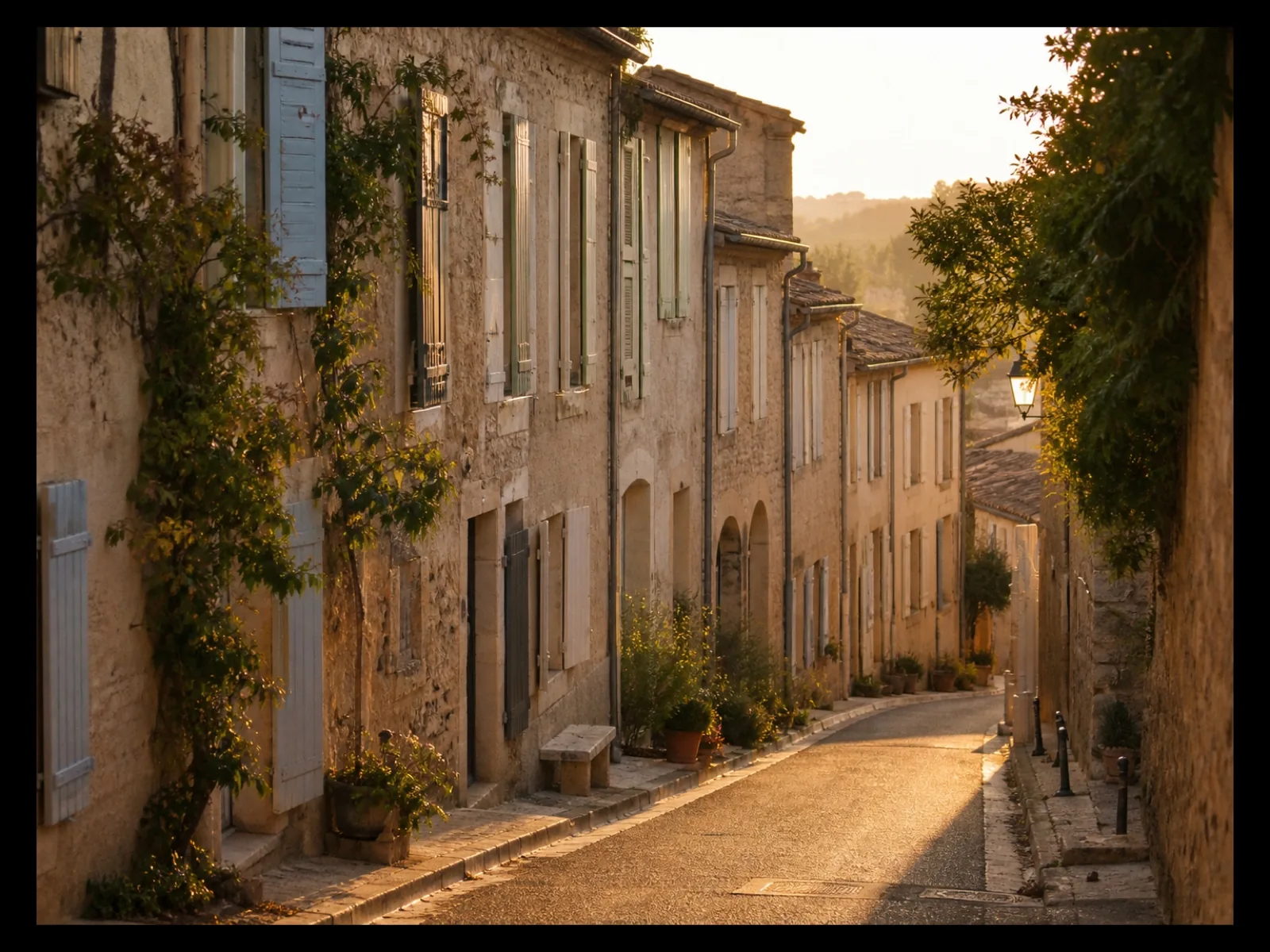 Rue de Marnaval en fin d’après-midi