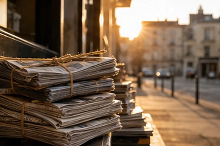 Presse livrée au lever du jour