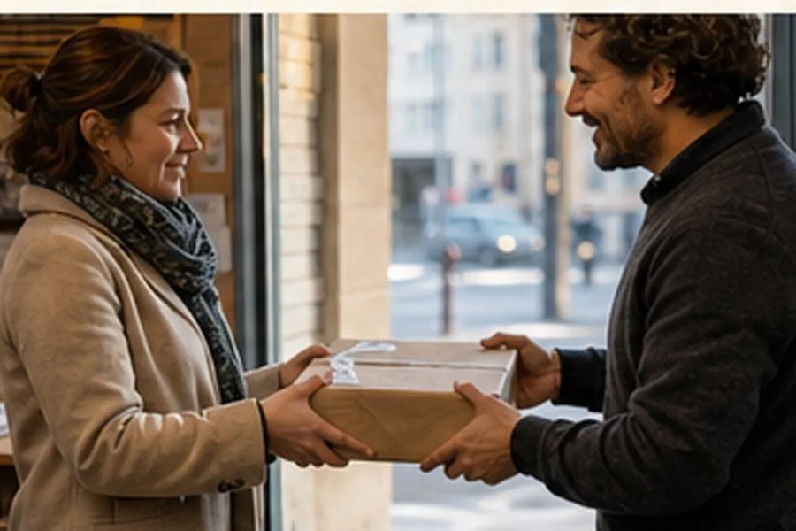 Scène du commerce de proximité