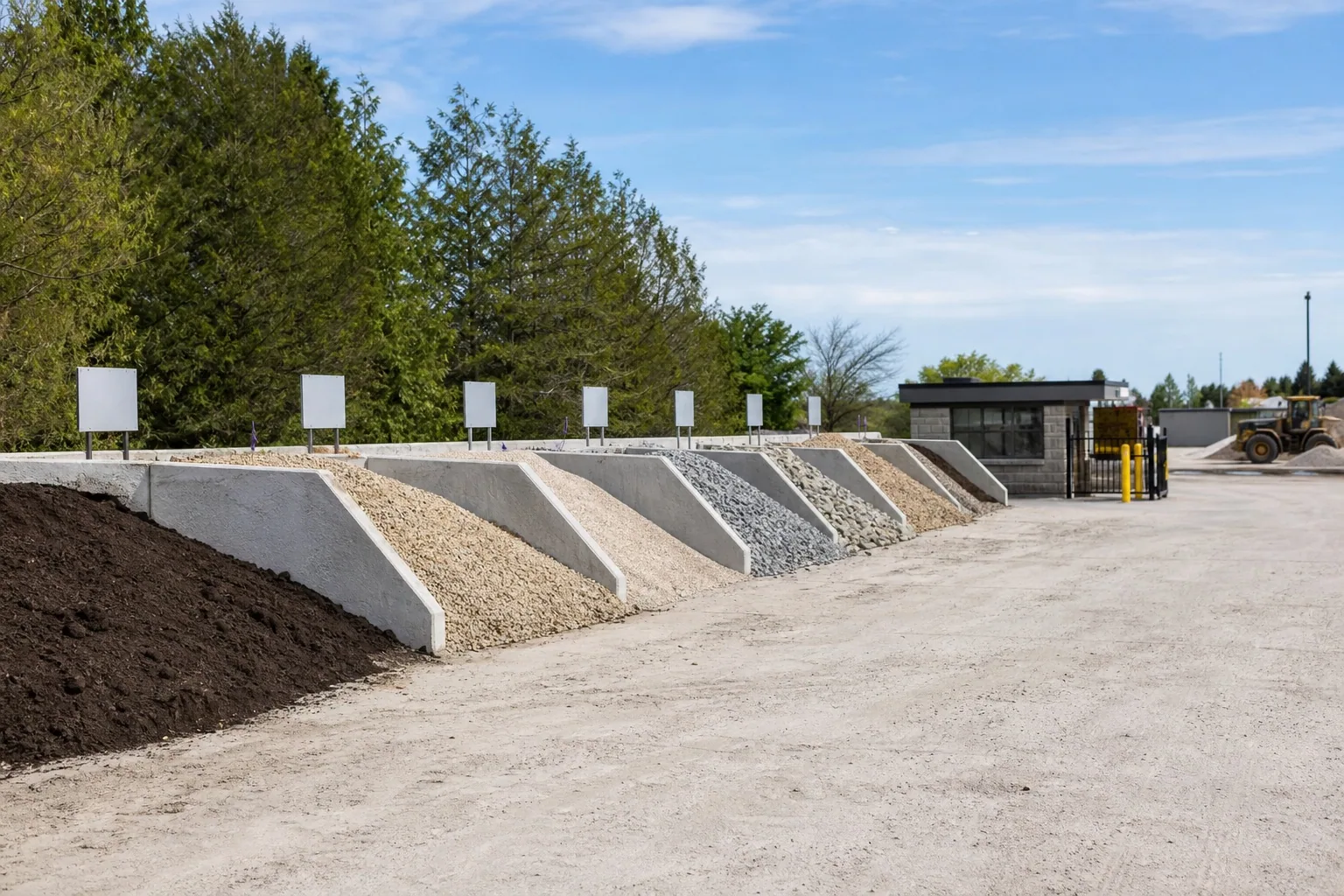 Parc de sable et gravier à Beaucouzé